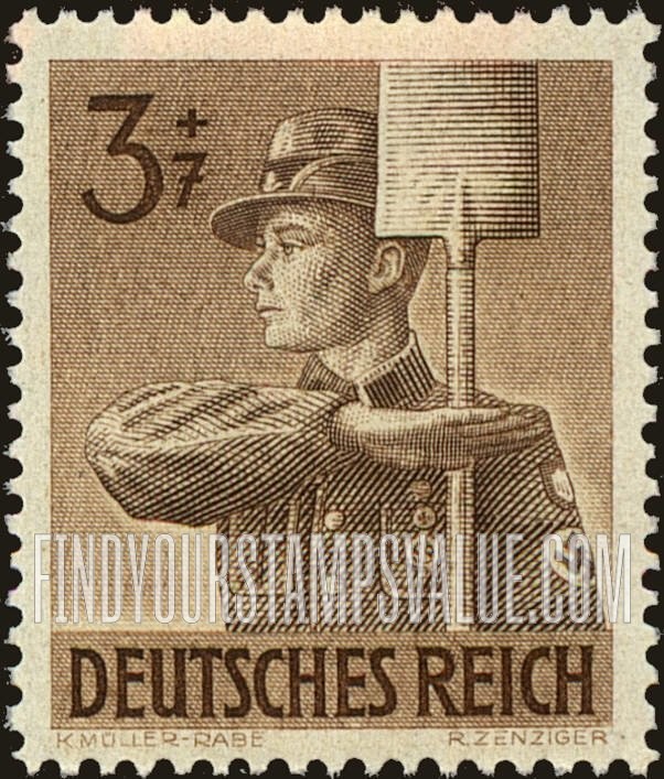 FindYourStampsValue: SEMI-POSTAL - Reich Labor
