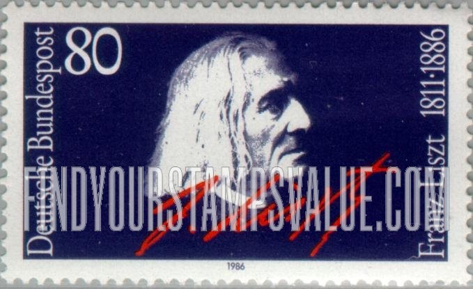 FindYourStampsValue: Franz Liszt and Signature