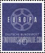 FindYourStampsValue: Europa Issue, 1959