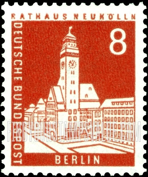 FindYourStampsValue: BERLIN - City Hall, Neukölln