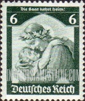 FindYourStampsValue: Return of the Saar to Germany - Germania welcoming Home the Saar