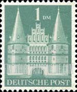 FindYourStampsValue: Historic Buildings - Holsten Gate, Lübeck