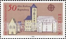 FindYourStampsValue: Europa, CEPT - Old City Hall, Regensburg