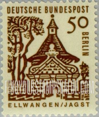 FindYourStampsValue: BERLIN - Castle Gate, Ellwangen