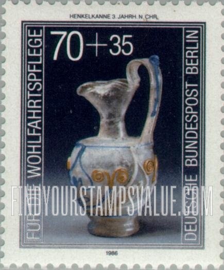 FindYourStampsValue: OCCUPATION SEMI-POSTAL - Glassware Type of 1986: Jug, 3rd centennial
