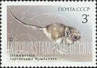 FindYourStampsValue: Russia: USSR, Endangered Wildlife - Cardiocranius Paradoxus