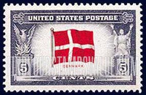 FindYourStampsValue: OVERRUN COUNTRIES - Denmark