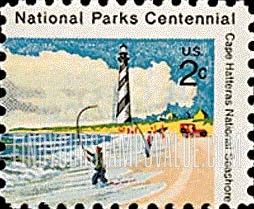 FindYourStampsValue: CAPE HATTERAS NATIONAL SEASHORE - Cape Hatteras Lighthouse