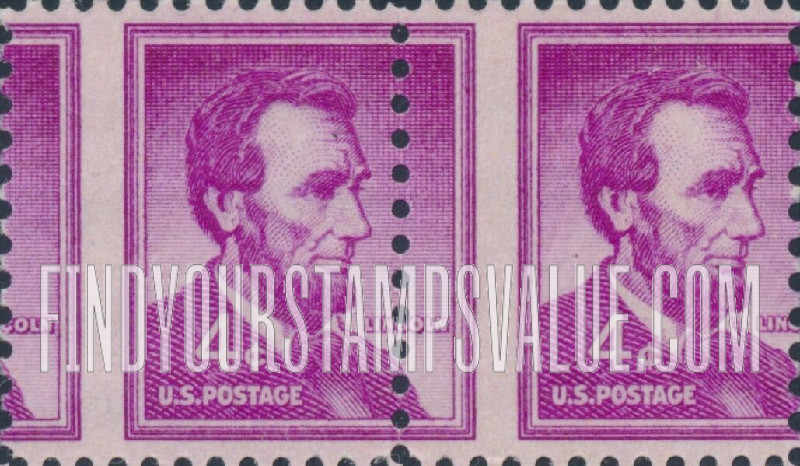 FindYourStampsValue: ABRAHAM LINCOLN - Liberty Issue, Miscut
