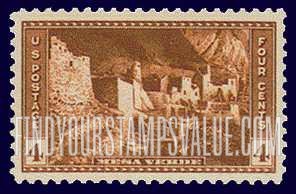 FindYourStampsValue: NATIONAL PARKS - Mesa Verde Park