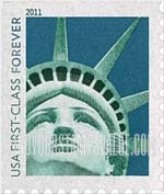 FindYourStampsValue: STATUE OF LIBERTY, Self-Adhesive Booklet stamp
