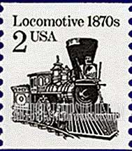 FindYourStampsValue: LOCOMOTIVE 1870s - Transportation Coil