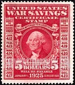 FindYourStampsValue: WAR SAVINGS - George Washington