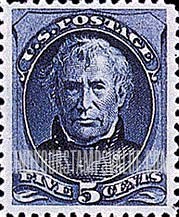 FindYourStampsValue: ZACHARY TAYLOR - Special Printing