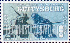 FindYourStampsValue: CIVIL WAR CENTENNIAL - Gettysburg