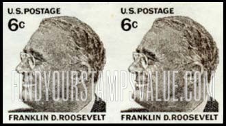 FindYourStampsValue: FRANKLIN D. ROOSEVELT, Coil Stamps - Prominent Americans