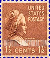 FindYourStampsValue: PRESIDENTIAL ISSUE - Martha Washington