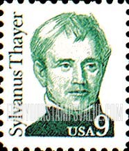 FindYourStampsValue: SYLVANUS THAYER - Great Americans