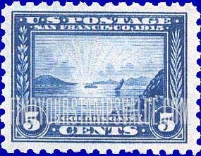 FindYourStampsValue: PANAMA-PACIFIC EXPOSITION ISSUE - Golden Gate