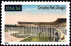 FindYourStampsValue: LEGENDARY PLAYING FIELDS - Comiskey Park, Self-Adhesive stamp