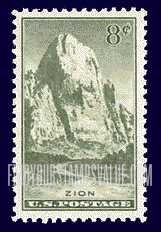 FindYourStampsValue: NATIONAL PARKS - Zion Park
