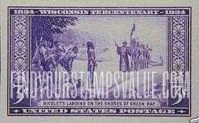 FindYourStampsValue: WISCONSIN TERCENTENARY - Special Printing