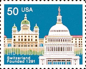 FindYourStampsValue: SWITZERLAND, 700th ANNIVERSARY