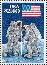 FindYourStampsValue: MOON LANDING, 20th ANNIVERSARY