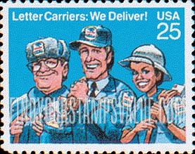 FindYourStampsValue: NATIONAL ASSOCIATION OF LETTER CARRIERS, CENTENARY