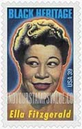 FindYourStampsValue: BLACK HERITAGE - Ella Fitzgerald, Self-Adhesive stamp