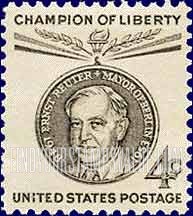 FindYourStampsValue: ERNST REUTER - Champion of Liberty