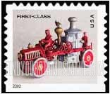 FindYourStampsValue: TOY FIRE PUMPER, Self-Adhesive Booklet Stamp