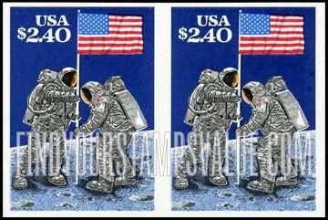FindYourStampsValue: MOON LANDING, 20th ANNIVERSARY