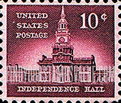 FindYourStampsValue: INDEPENDENCE HALL - Liberty Issue