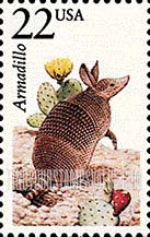 FindYourStampsValue: ARMADILLO - North American Wildlife