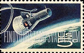 FindYourStampsValue: ACCOMPLISHMENTS IN SPACE - Gemini 4 capsule