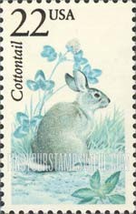 FindYourStampsValue: COTTONTAIL - North American Wildlife