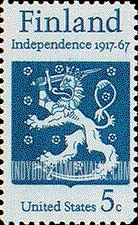 FindYourStampsValue: FINNISH INDEPENDENCE, 50th ANNIVERSARY