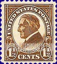 FindYourStampsValue: WARREN G. HARDING