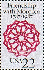 FindYourStampsValue: US-MOROCCO DIPLOMATIC RELATIONS, 200th ANNIVERSARY