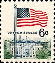 FindYourStampsValue: FLAG AND WHITE HOUSE