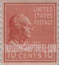 FindYourStampsValue: PRESIDENTIAL ISSUE - John Tyler, Coil Stamp