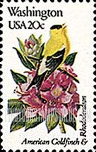 FindYourStampsValue: WASHINGTON - State Birds and Flowers