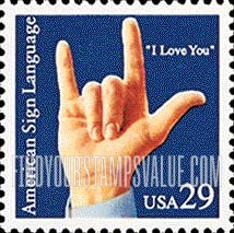 FindYourStampsValue: AMERICAN SIGN LANGUAGE - American Sign Language