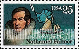 FindYourStampsValue: NATHANIEL PALMER - Antarctic Explorer