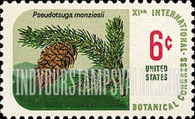 FindYourStampsValue: BOTANICAL CONGRESS - Douglas Fir