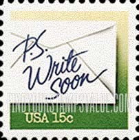 FindYourStampsValue: NATIONAL LETTER WRITING WEEK - P.S. Write Soon