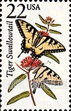 FindYourStampsValue: TIGER SWALLOWTAIL - North American Wildlife