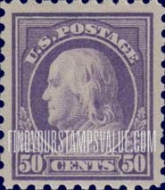 FindYourStampsValue: BENJAMIN FRANKLIN