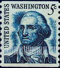 FindYourStampsValue: GEORGE WASHINGTON, Coil Stamp - Prominent Americans
